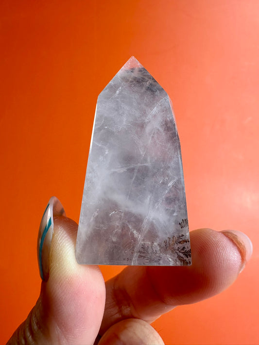 Dendritic Quartz Tower – Option D | Transformation & Grounding Energy