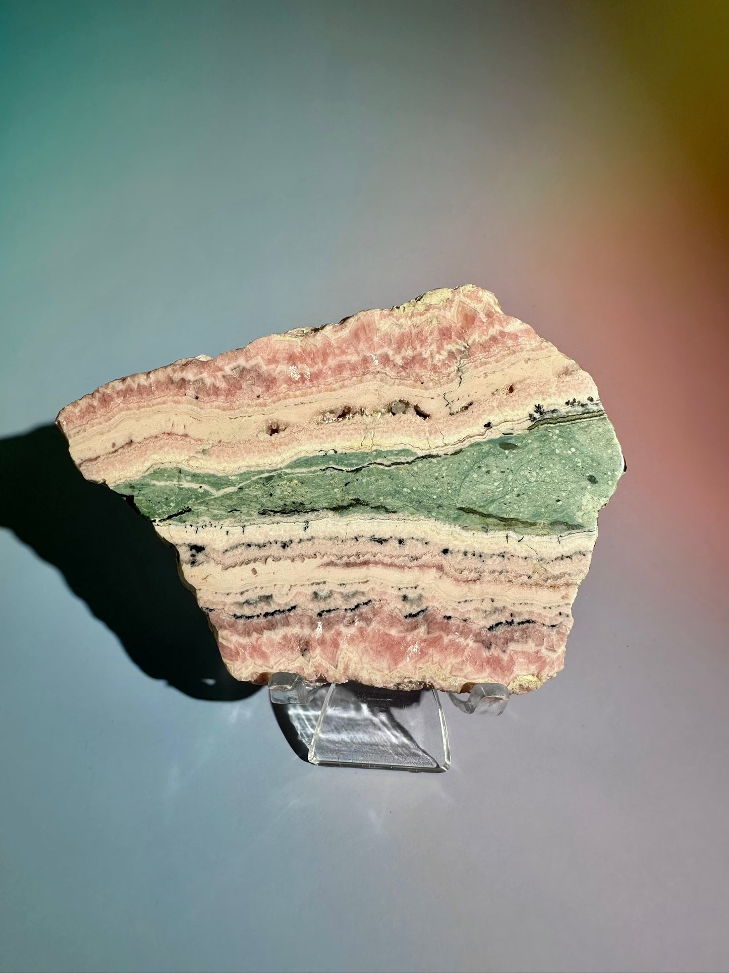 Peruvian Rhodochrosite Slab – Option E