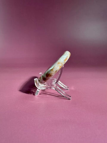 Ocean Jasper Heart Carving – D