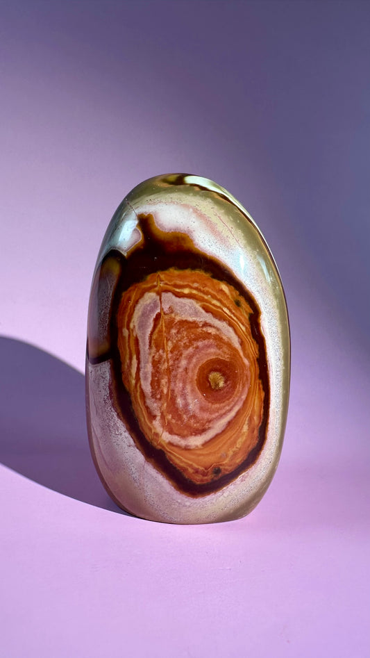 Polychrome Jasper Standing Freeform – Option D