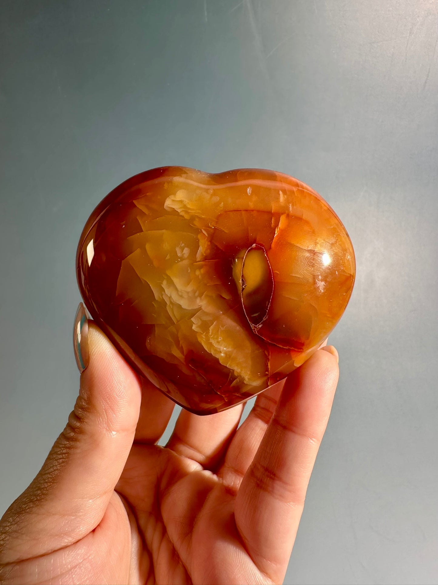 Carnelian Heart – Option C | Abundance, Passion & Collector Crystal