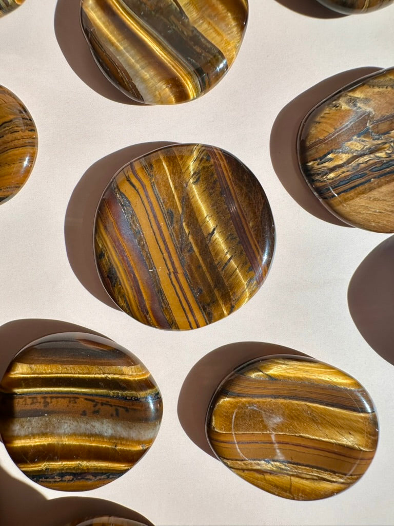 Tiger's Eye Worry Stone