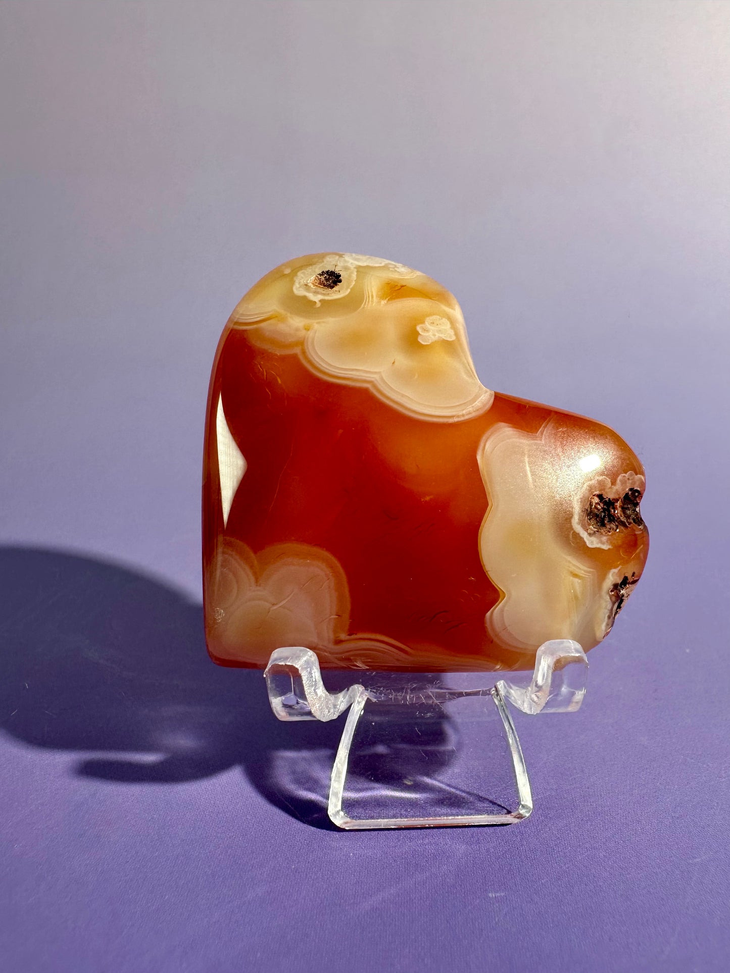 Small Carnelian Heart Option J | Passion, Creativity & Confidence Crystal