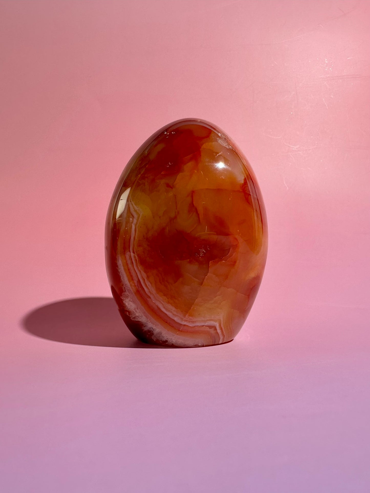 Carnelian Standing Freeform – Option H | Abundance, Creativity & Positive Energy Crystal