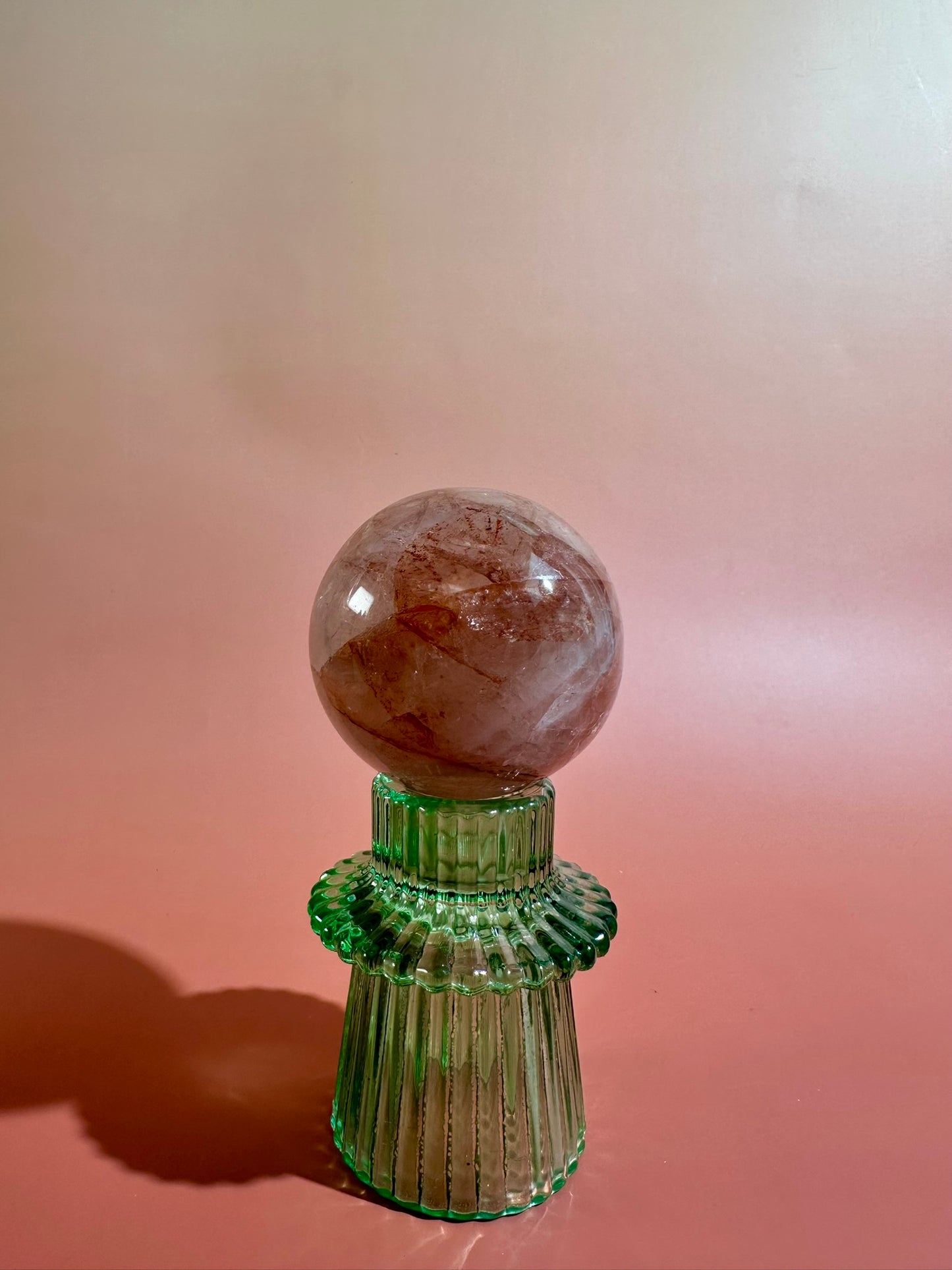 Fire Quartz Sphere Option F | Polished One-of-a-Kind Crystal Sphere
