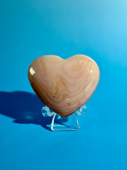 Small Carnelian Heart Option I | Courage, Confidence & Vitality Crystal