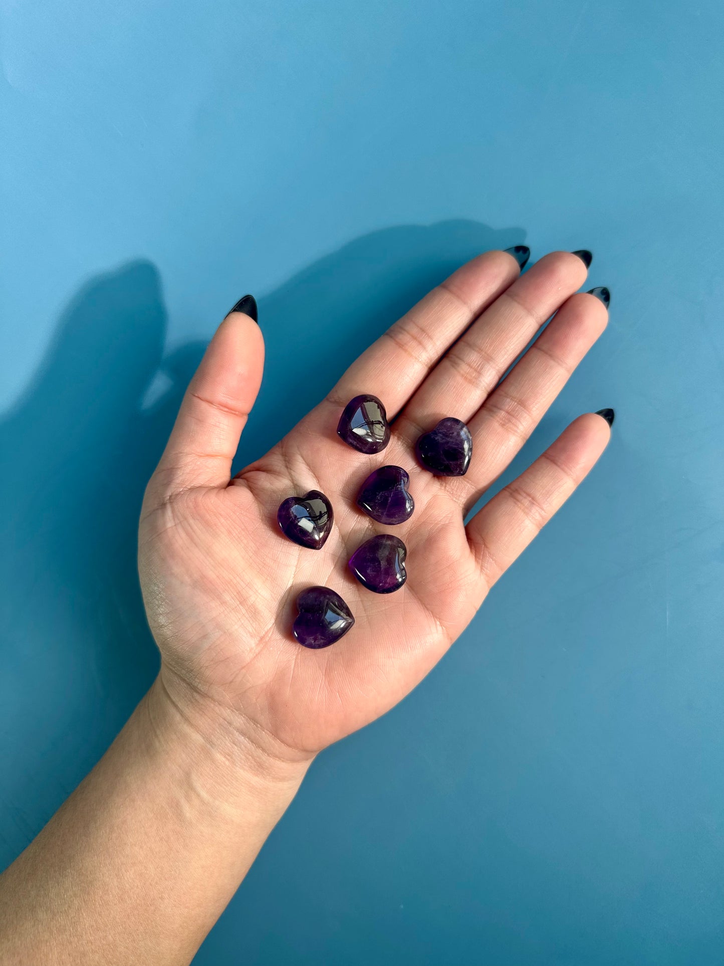 Mini Amethyst Heart