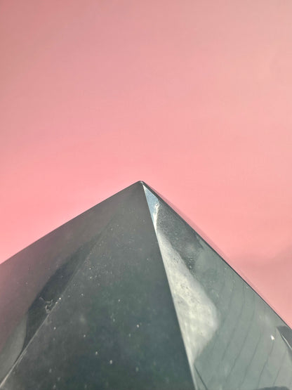 Large Peruvian Snowflake Angelite Tower - A