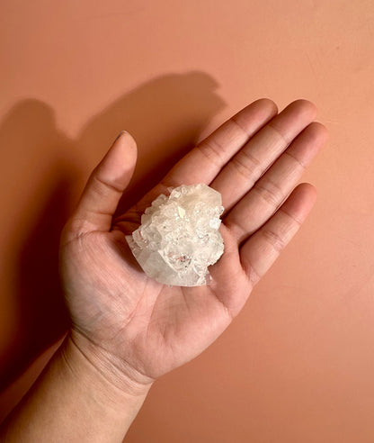 Apophyllite Stilbite Cluster - A