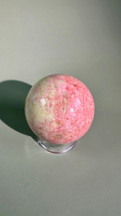 Thulite with Epidote Sphere – Option B