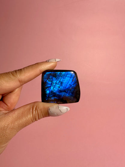 Small Blue Flash Labradorite Standing  Freeform – Option F