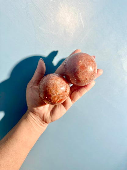 Sunstone Sphere | Intuitively Chosen Joy, Confidence, Abundance & Positive Energy