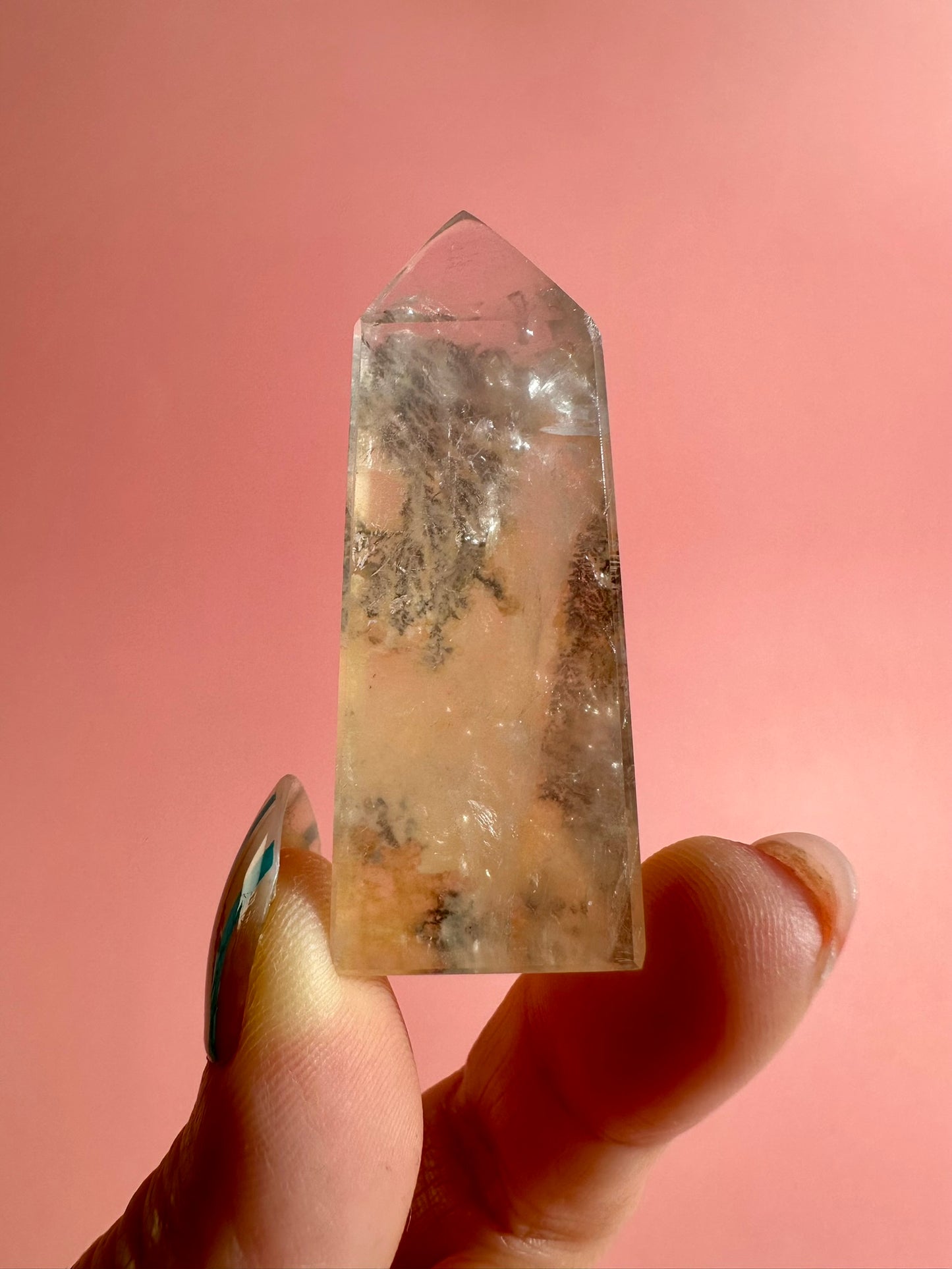 Dendritic Quartz Tower – Option H | Personal Growth, Patience & Grounding Energy