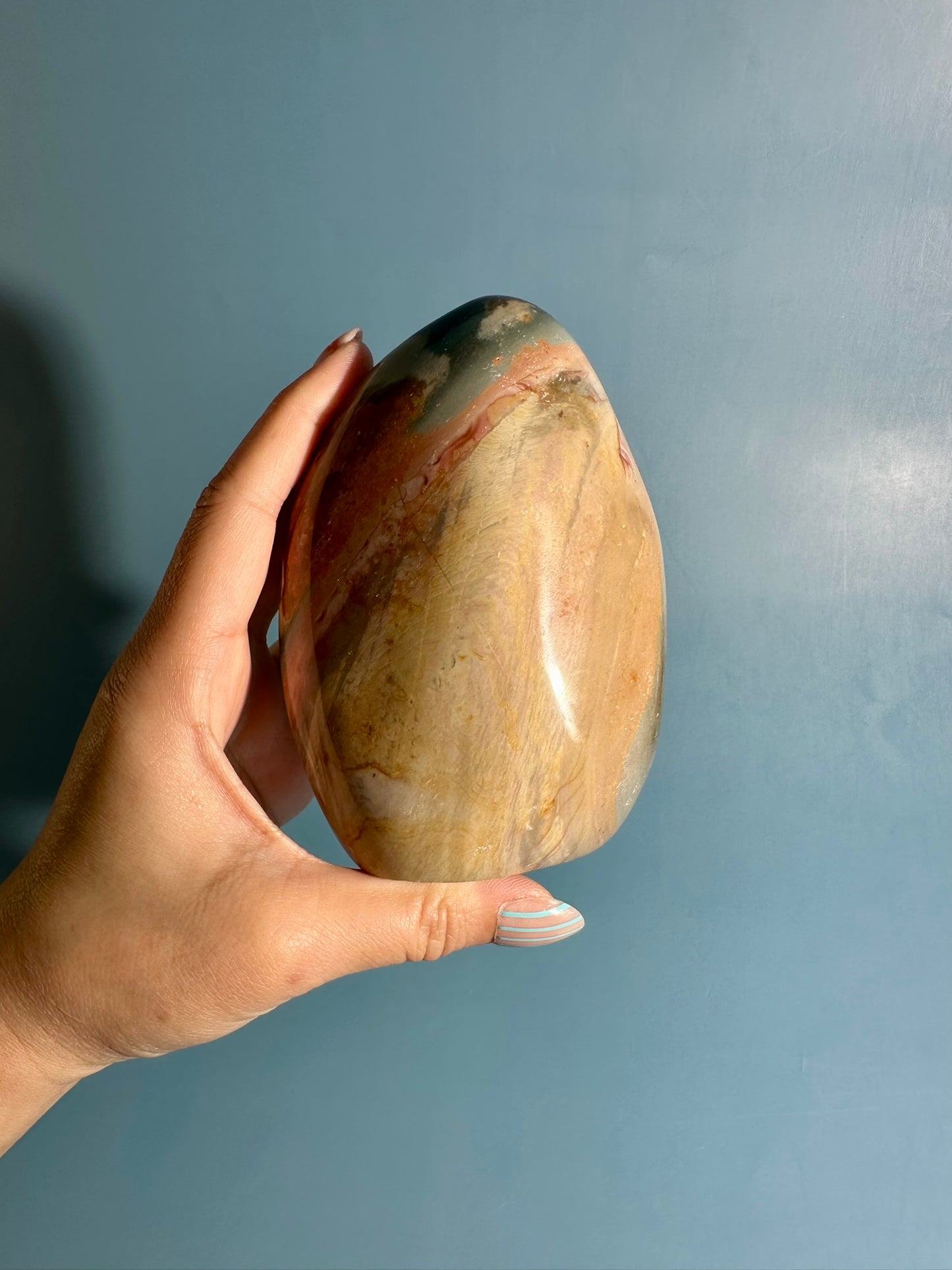 Polychrome Jasper Standing Freeform Option M | Madagascar Display Crystal