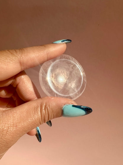 Rose Quartz Worry Stone