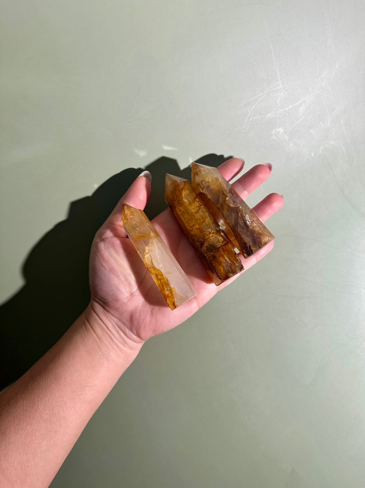 Golden Healer Quartz Tower | Intuitively Chosen Healing, Abundance & Positive Energy