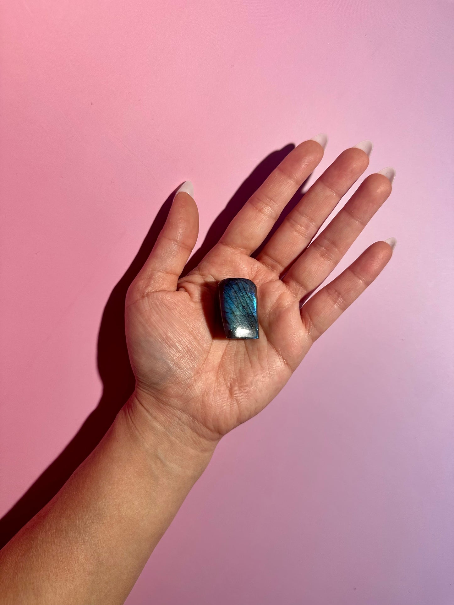 Small Blue Flash Labradorite Standing  Freeform – Option A