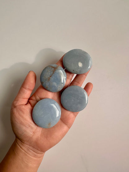 Angelite Flat Palm