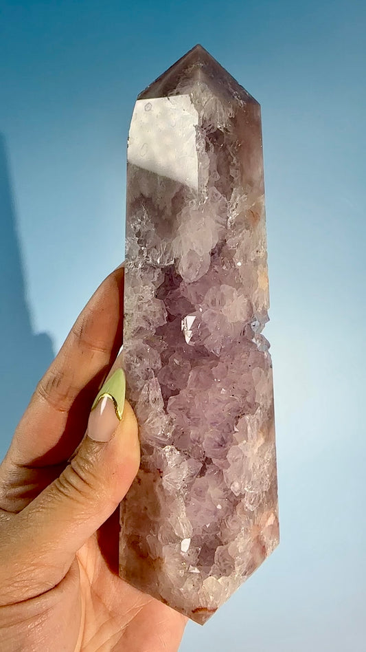 Pink Amethyst Obelisk – Option I