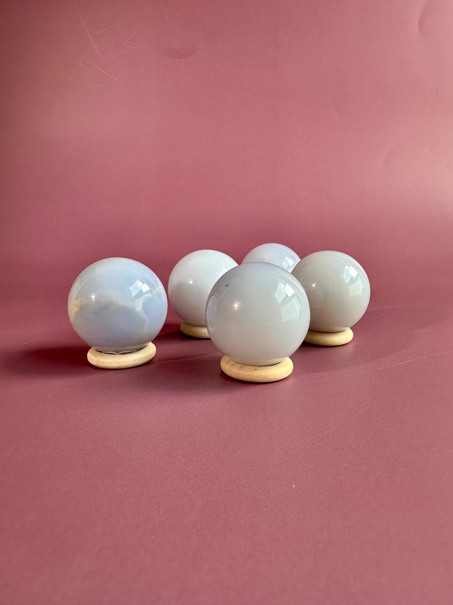 Small Blue Chalcedony Sphere