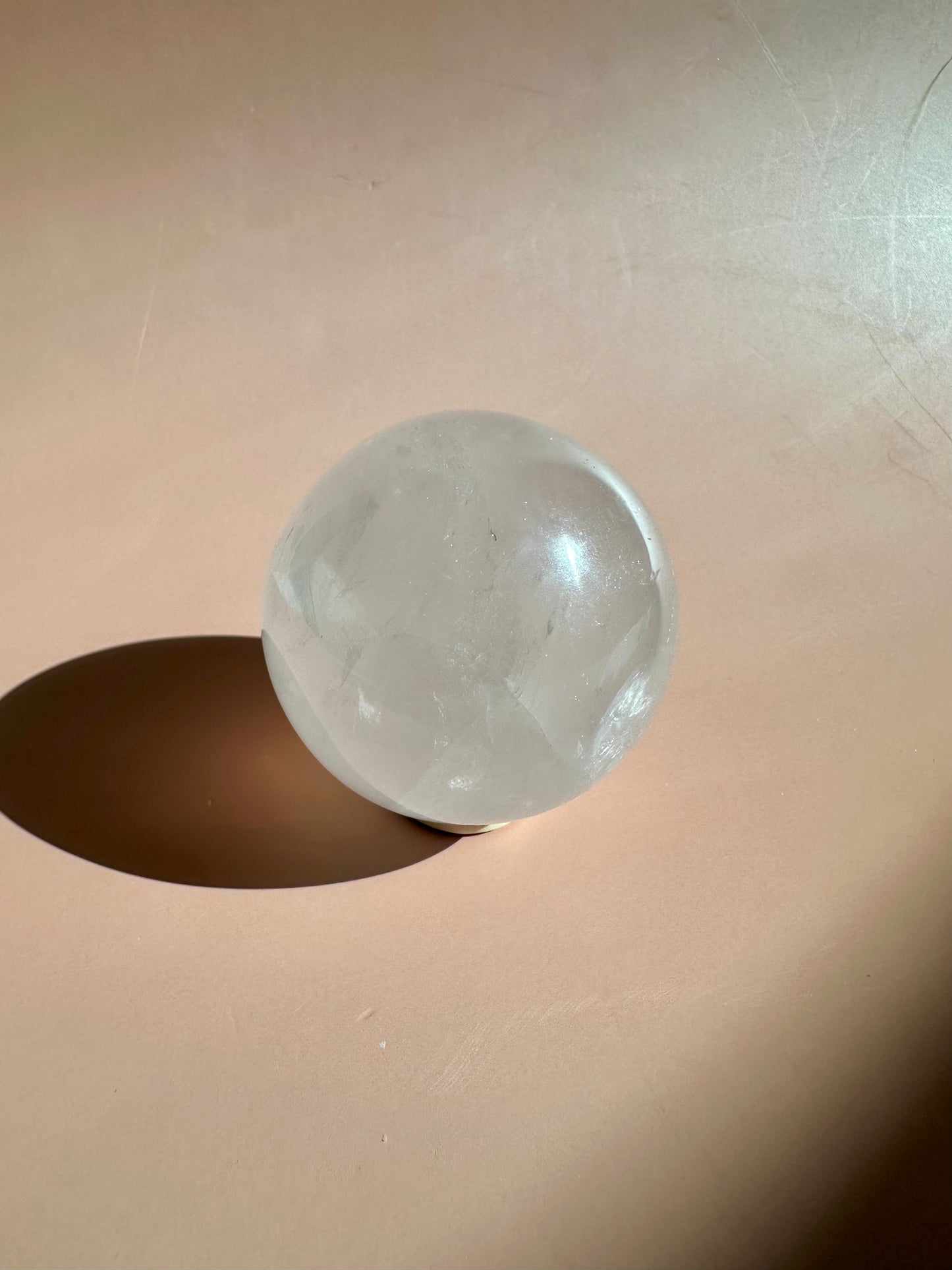 Star Rose Quartz Sphere - D