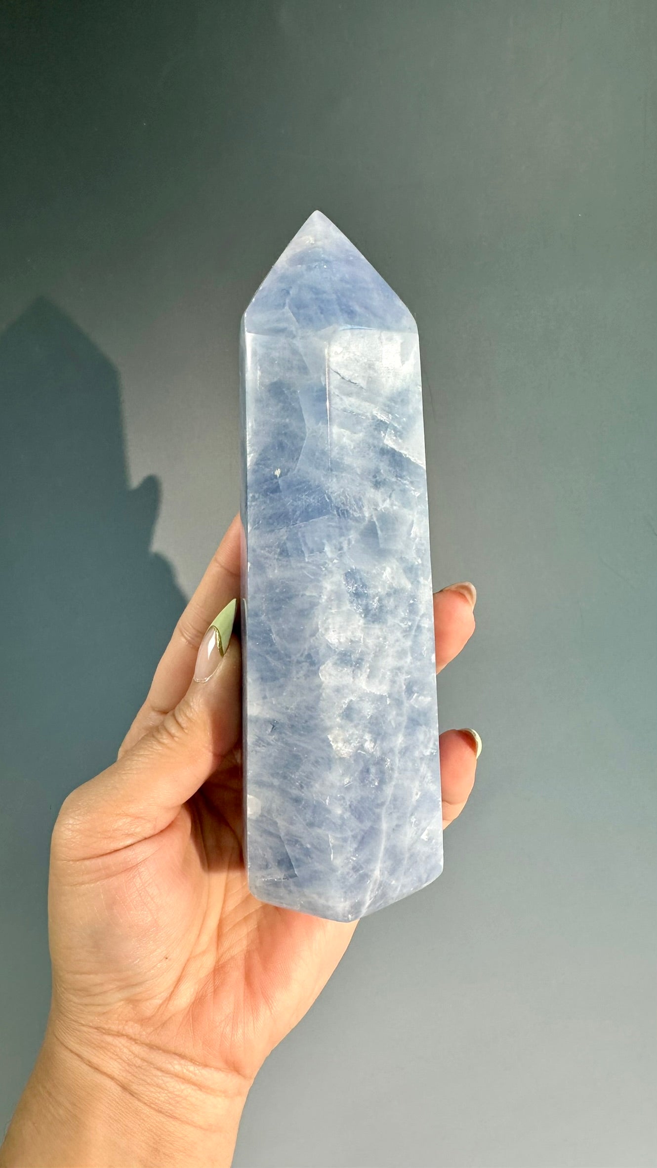 Blue Calcite Tower – Option B