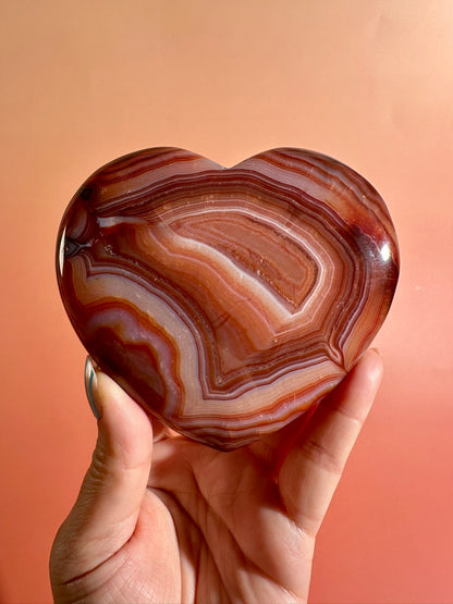 Carnelian Heart – Option G | Abundance, Courage & Joyful Living Crystal