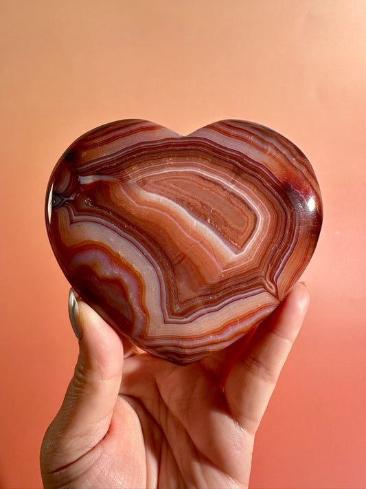 Carnelian Heart – Option G | Abundance, Courage & Joyful Living Crystal