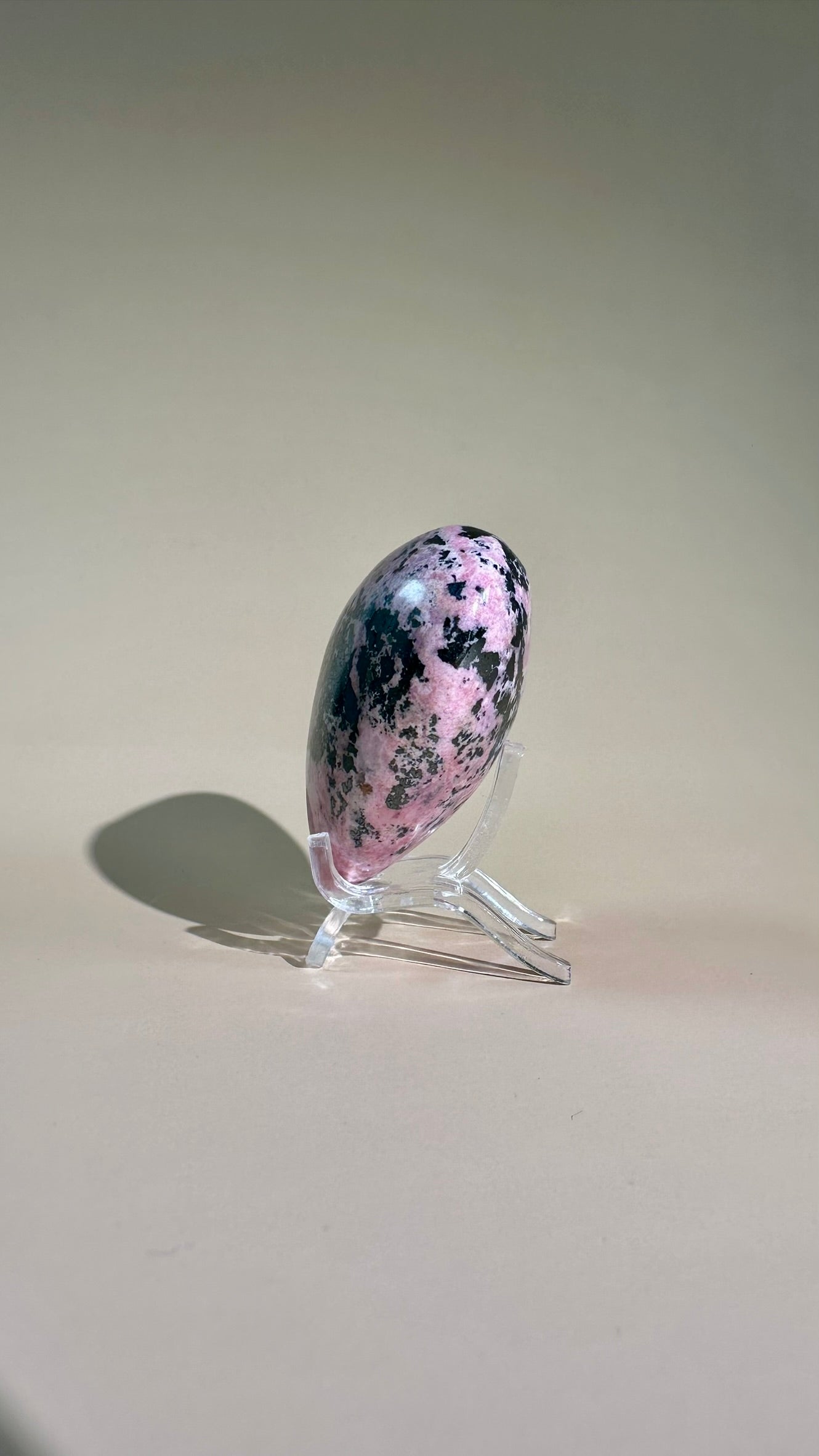 Peruvian Rhodonite Heart – Option B