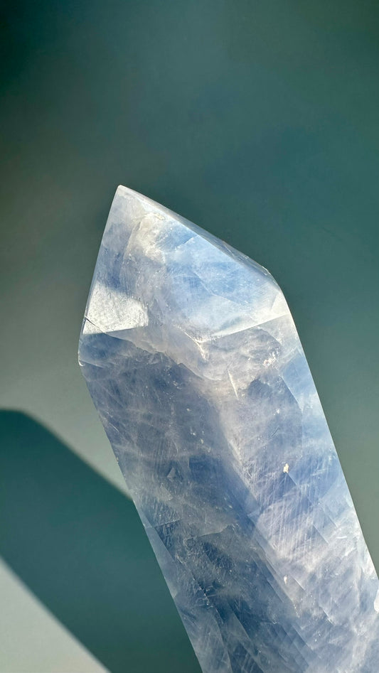 Blue Calcite Tower – Option B