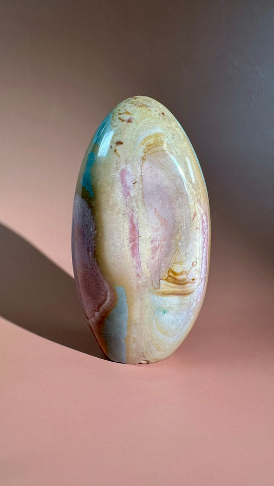 Polychrome Jasper Standing Freeform – Option G