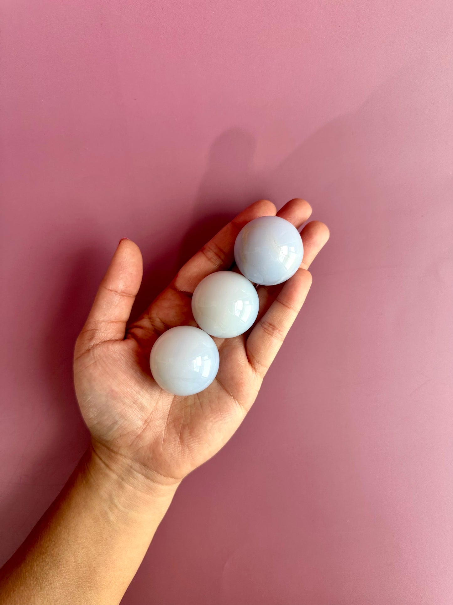 Small Blue Chalcedony Sphere