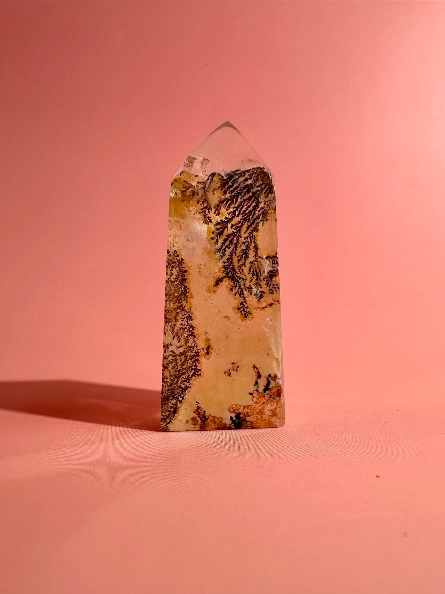 Dendritic Quartz Tower – Option H | Personal Growth, Patience & Grounding Energy