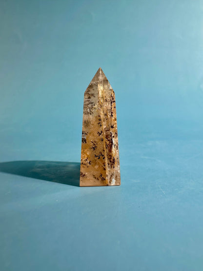 Dendritic Quartz Tower – Option A | Growth, Clarity & Grounding Energy
