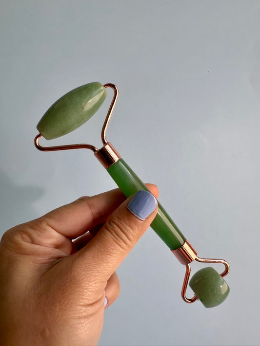 Green Aventurine Gua Sha Facial Roller