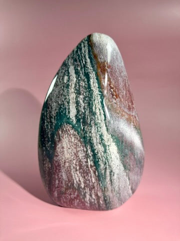 Sea Jasper Freeform Statement Piece