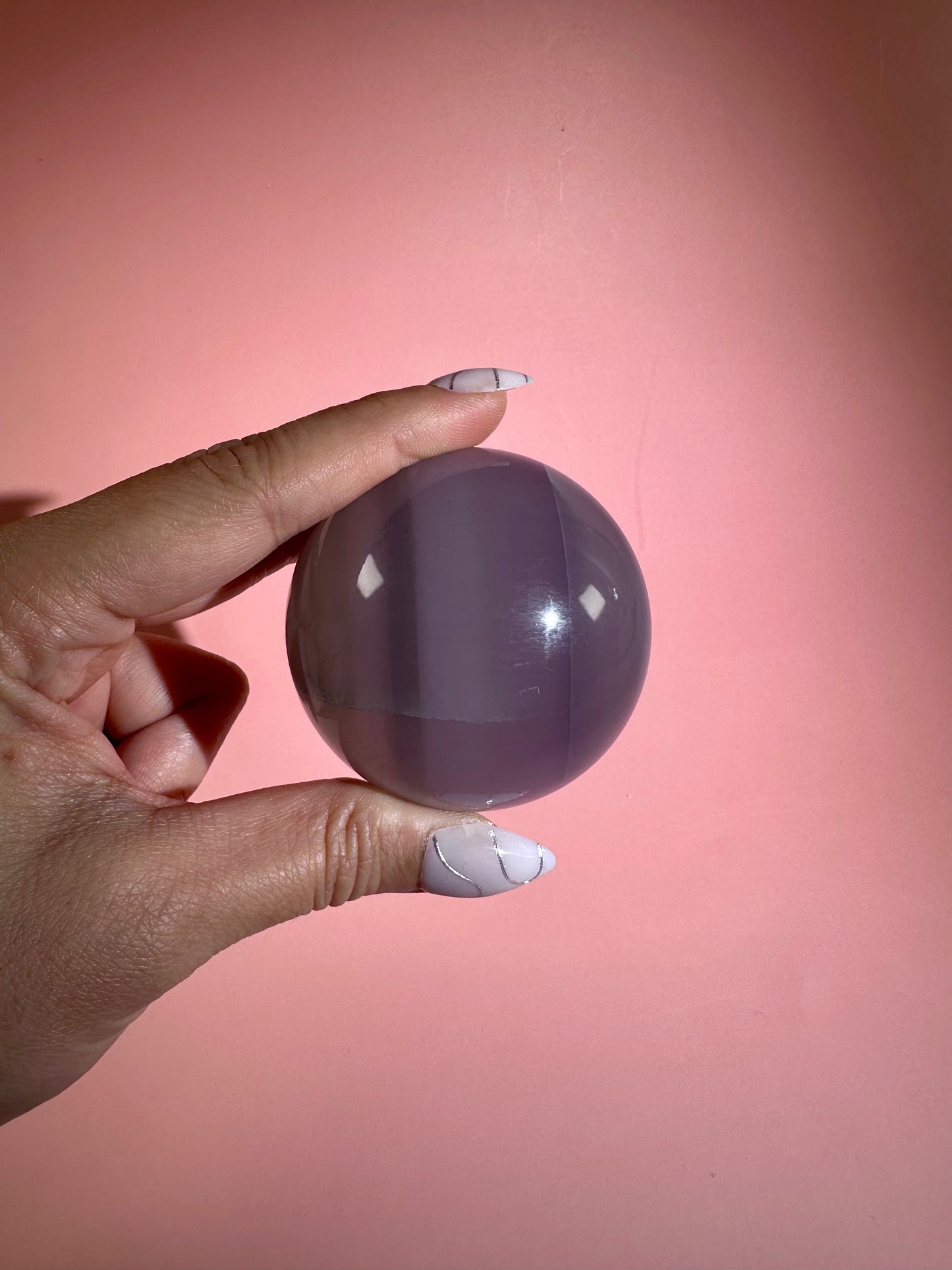 Lavender Green Fluorite Sphere – Option D