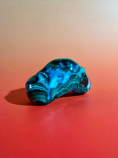 Malachite Chrysocolla Malacolla Polished Specimen Option D | Congo Collector Crystal