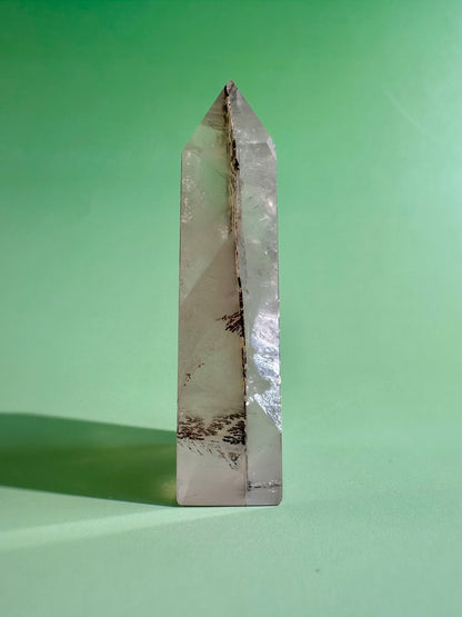 Dendritic Quartz Tower – Option K | Spiritual Growth, Clarity & Meditation Energy