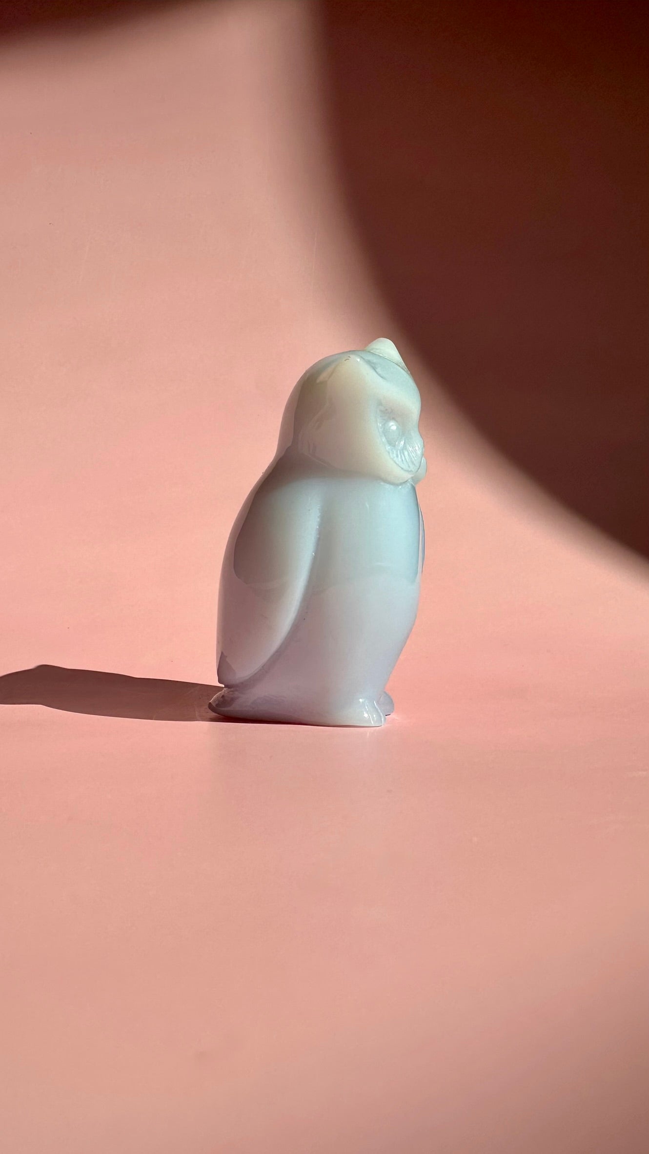 Blue Chalcedony Owl Carving (Large & Small) - You Pick!