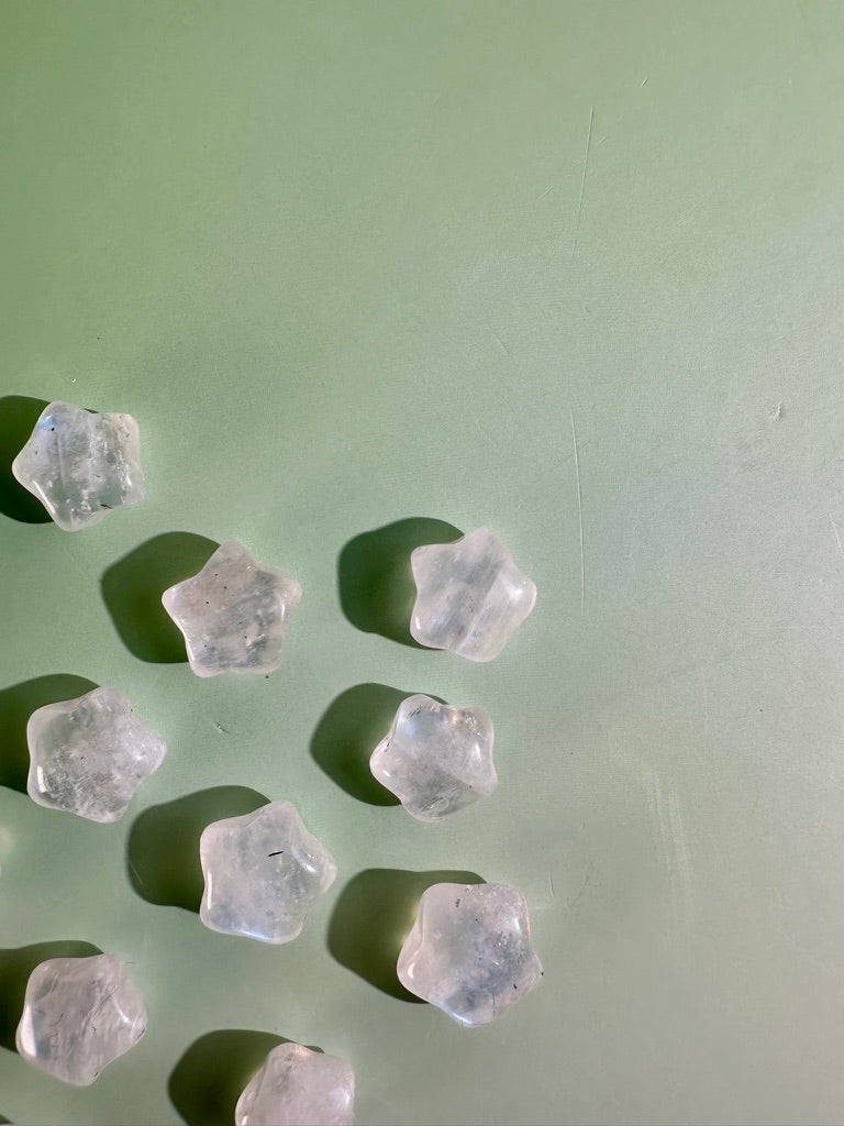 Mini Moonstone Star | Crystal Carving