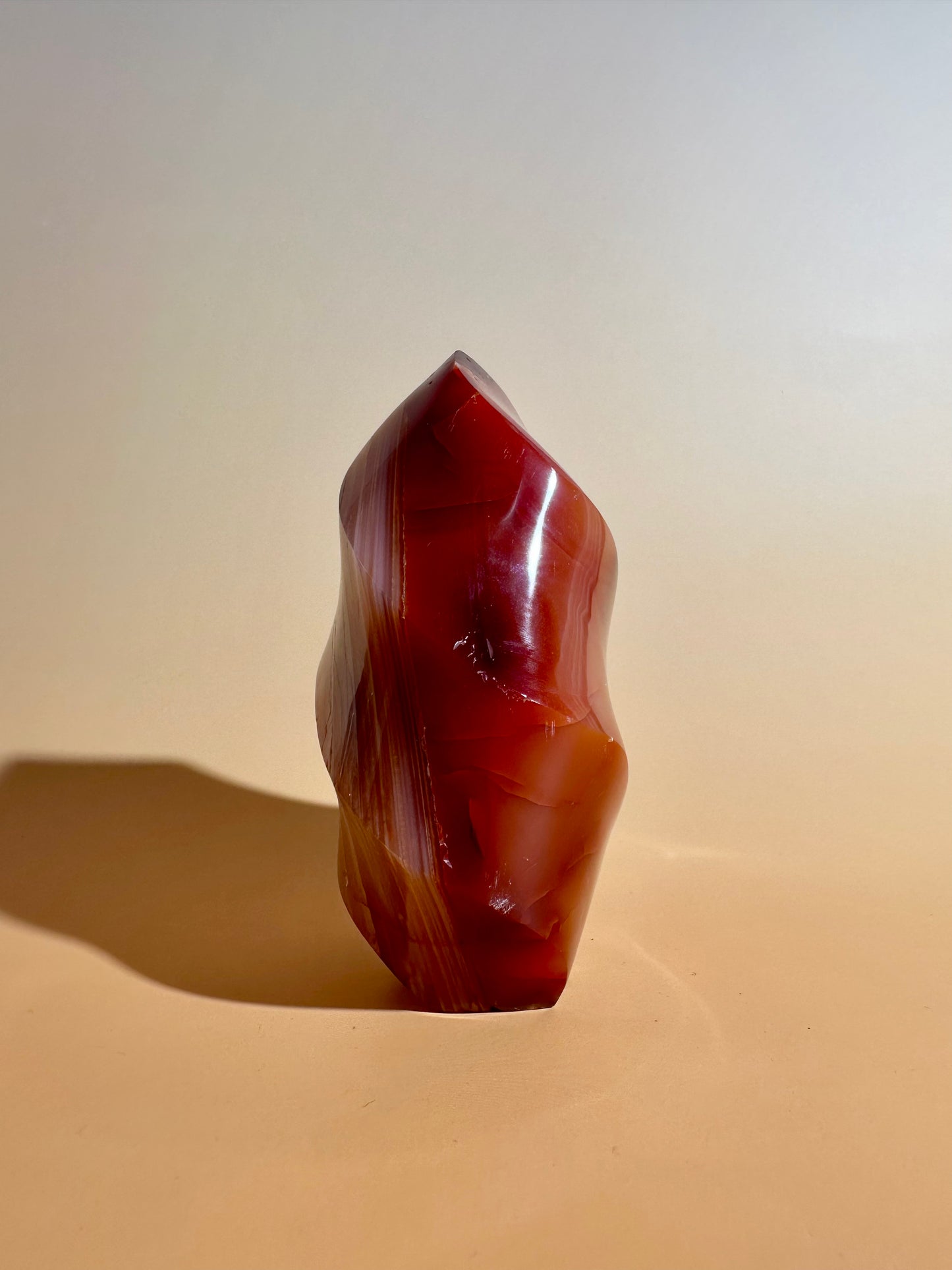 Carnelian Flame – Option F | Collector Crystal, Empowerment & Vitality
