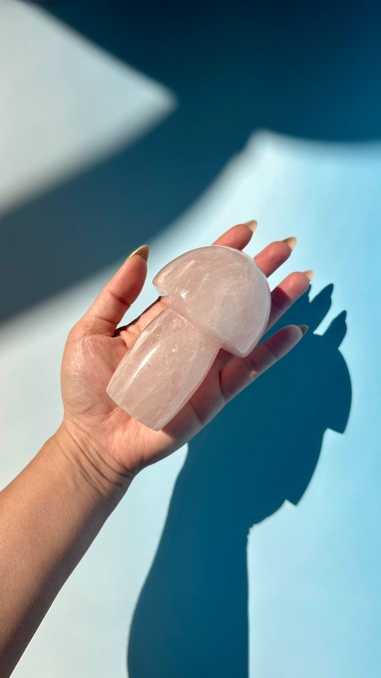 Rose Quartz Mushroom – Option D