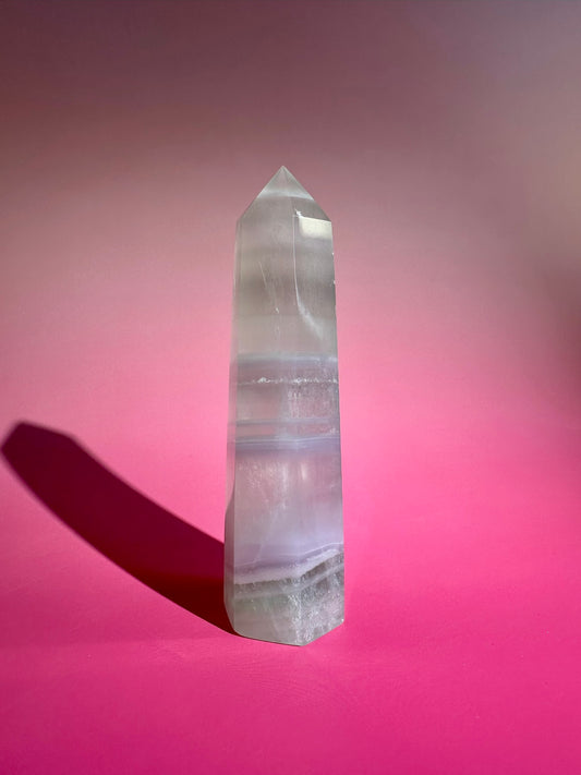Lavender Green Fluorite Tower – Option B