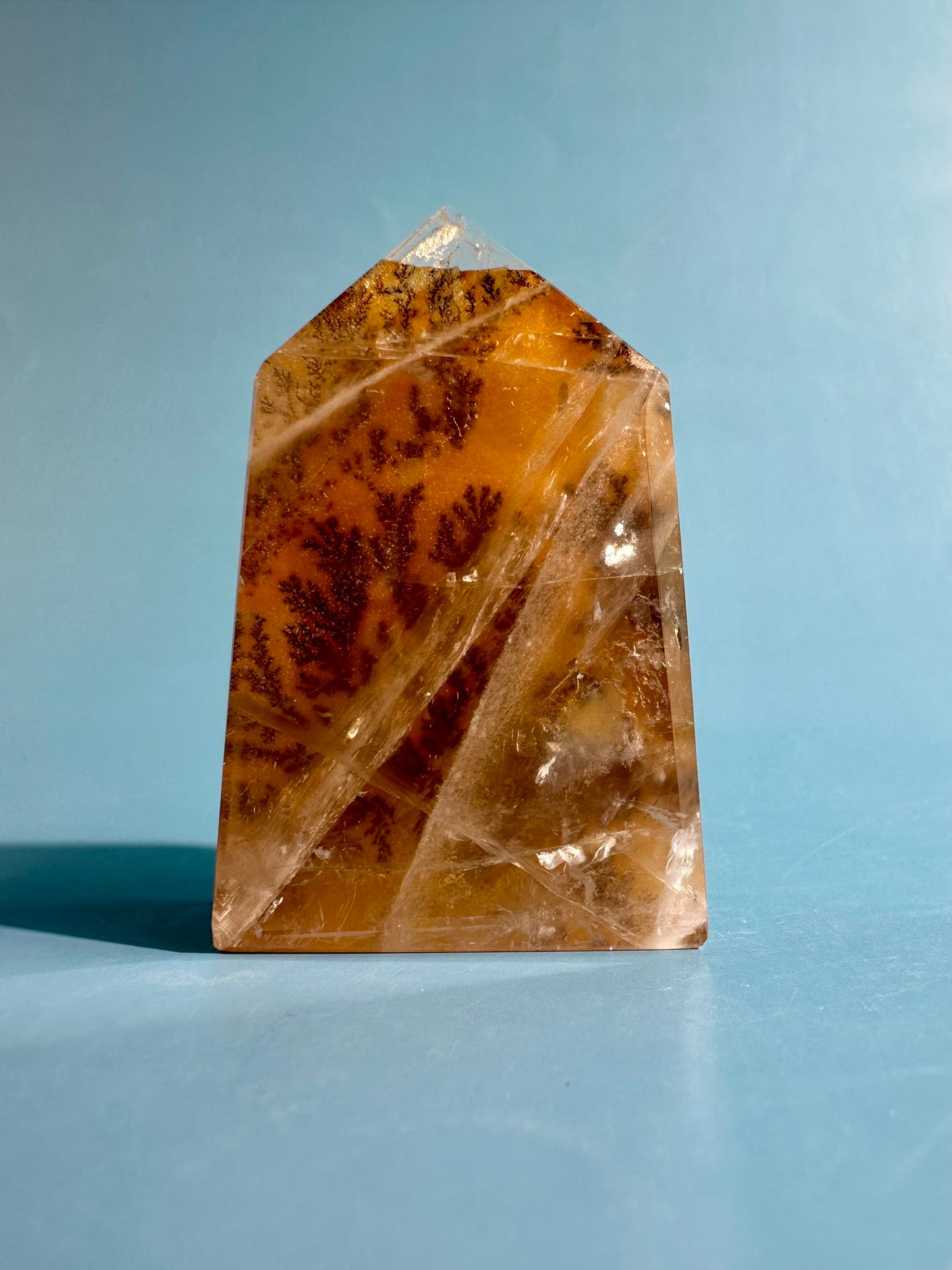 Dendritic Quartz Tower – Option M | Balance, Positive Energy & Grounding