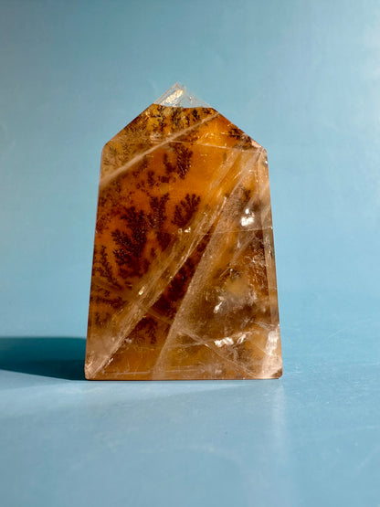 Dendritic Quartz Tower – Option M | Balance, Positive Energy & Grounding
