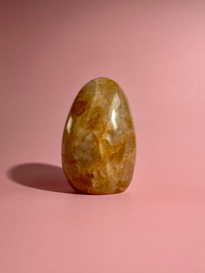 Golden Healer Standing Freeform | Healing, Clarity & Spiritual Growth Crystal