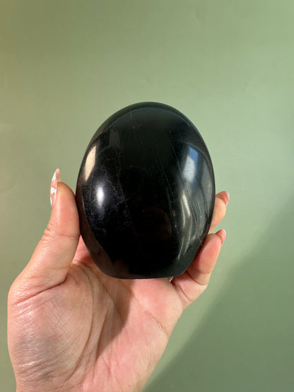 Black Tourmaline Standing Freeform – B