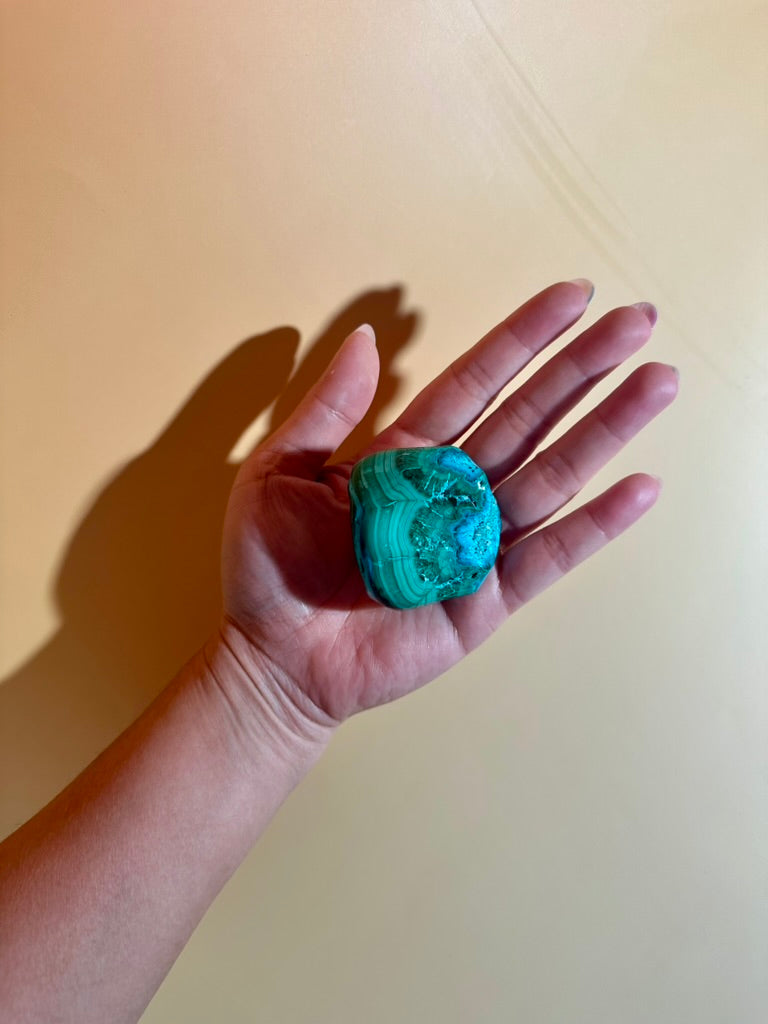 Malachite Chrysocolla Malacolla Polished Specimen Option C | Congo Stone