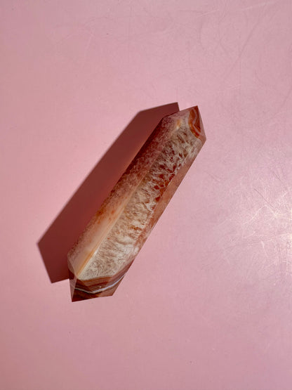 Carnelian Double Terminated Point – Option H | Motivation, Strength & Transformation Energy